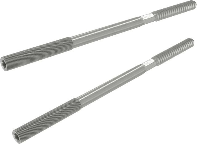 Zambelli Stockschraube für Rohrschelle M10, 140 mm, verzinkter Stahl, Silber - Bild 1