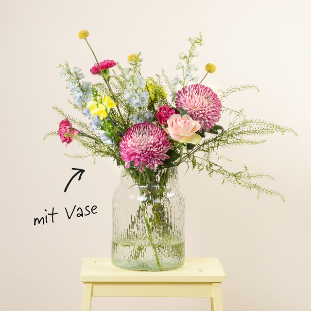 BLUME2000 Blumenbox Sweet Delight mit Lieblings-Vase L multicolour - Bild 1