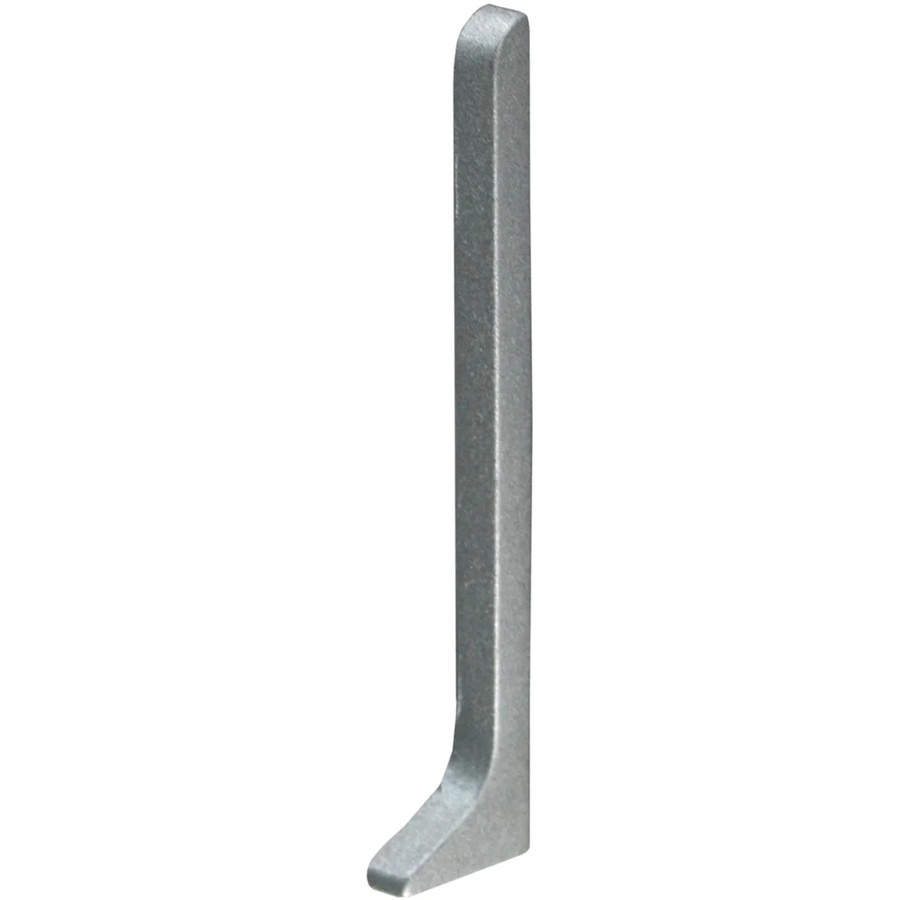 Fuchs Design Sockelleiste Endstück Rechts in Silber aus Aluminium, Höhe: 8 cm - Bild 2