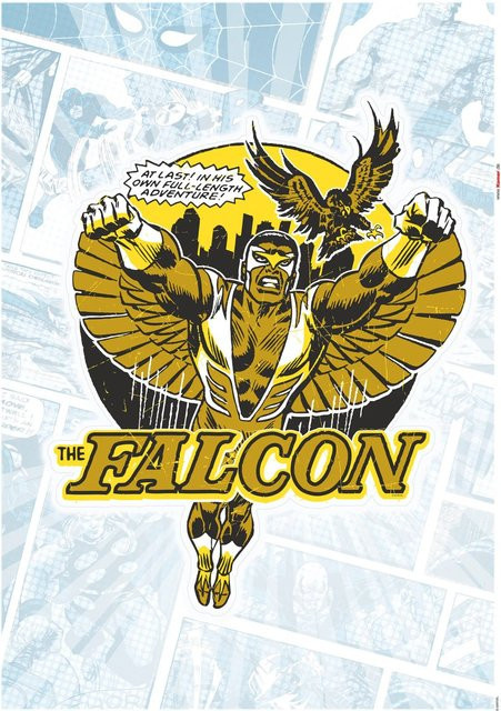 Komar Deko-Sticker Falcon Classic, selbstklebend, Breite: 50 cm, Höhe: 70 cm - Bild 1