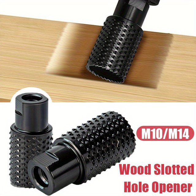 Schleifkopf aus Carbonstahl für die Holzbearbeitung M10 M14 Schwarz - Bild 1