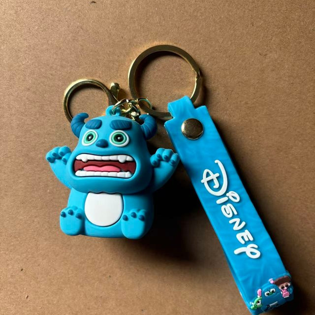 Disney Monsters University Mike Wazowski Sulley, Silikon-Puppenanhänger, Einzelfigur - Bild 1