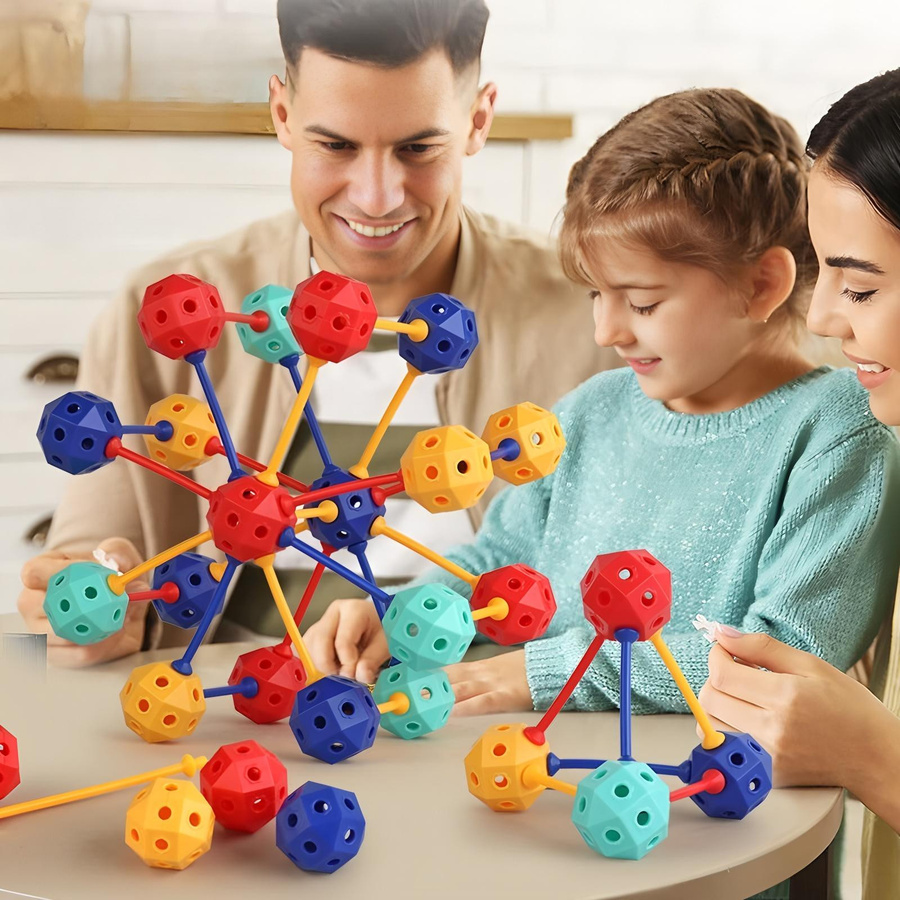 3D Geometrische Verformbare Bausteine, Pädagogisches Spielzeug, ab 6 Jahren - Bild 3
