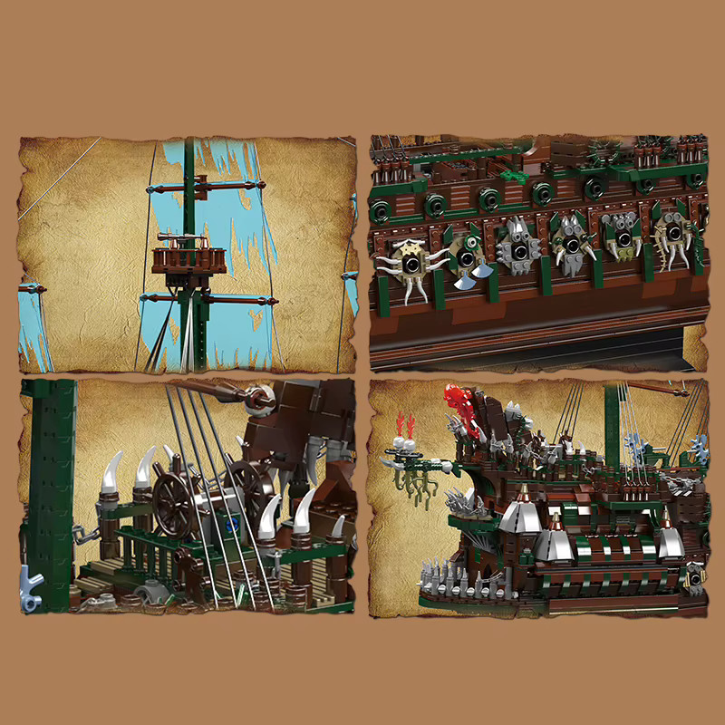 Mould King Piratenschiff Big Flying Dutchman, Bausatz, ab 14 Jahren - Bild 5
