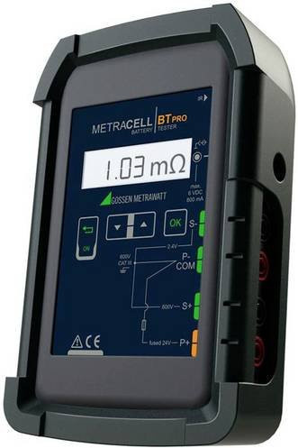 Gossen Metrawatt Batterietester METRACELL BT PRO in Schwarz mit Bluetooth und Messbereich bis 600V - Bild 1