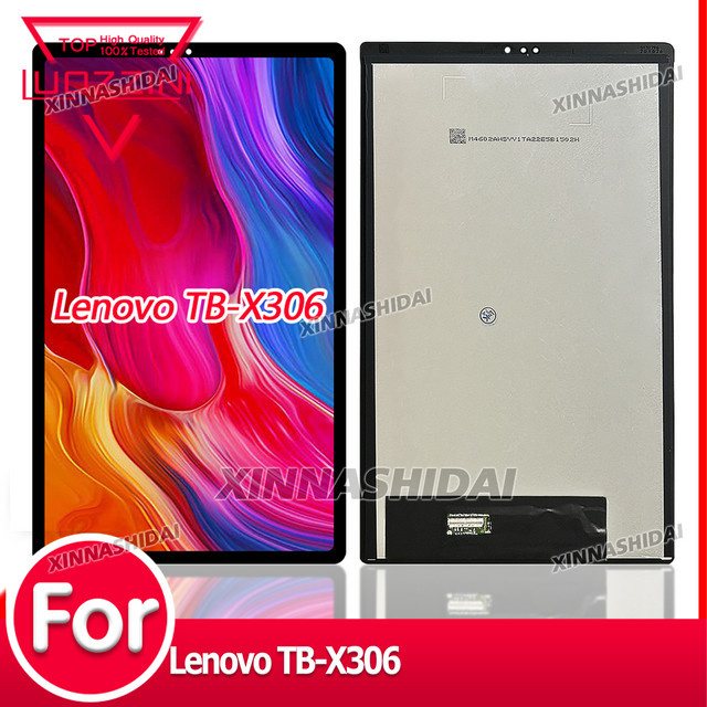 Lenovo TB-X306 LCD Display Touchscreen Digitizer Montage in Schwarz für Ersatzteile - Bild 1