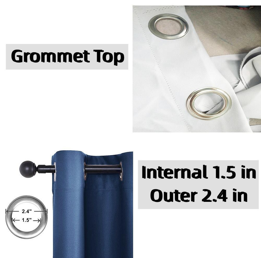 Personalisierte Weihnachts Vorhänge im modernen Stil mit Digitaldruck, semi-transparent, 2er-Set inklusive Haken, B: 50 cm, H: 160 cm - Bild 2