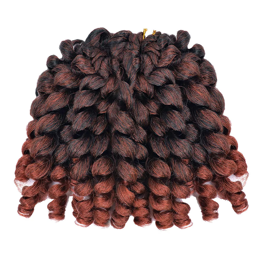 Budabuda Jumpy Wand Curl Jamaican Bounce Afro Crochet Braid Hair, Damen, Lockiges Haar - Bild 5