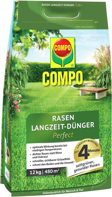 Compo Rasen Langzeit-Dünger Perfect Slow-Release 12 kg - Bild 1