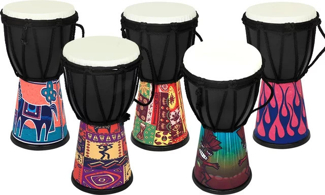 SLADE Afrikanische Trommel, Handheld, 4-Zoll, Musikinstrument - Bild 1