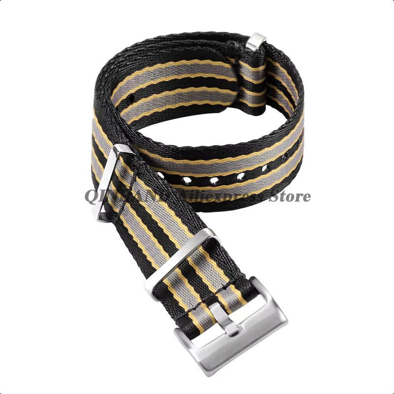 qinband Uhrenarmband Nylon, Textil/NATO, 20 mm, Unisex - Bild 2
