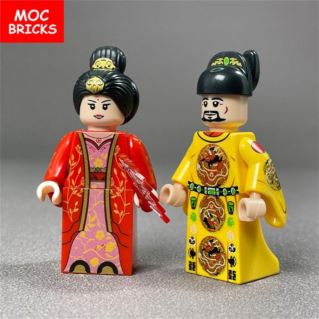 Yiran toy MOC Bausteine Chinesische Ming-Dynastie Kaiserliche Garde Drei Reiche Figur Zhang Chunhua, Puppen, ab 6 Jahren - Bild 1