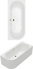 Villeroy & Boch Rechteck-Badewanne Oberon aus Acryl, weiß, B/T/H: 183 x 80 x 62 cm - Bild 1