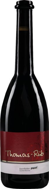 Thomas-Rüb Dornfelder Qualitätswein süß 2023 Rotwein 0,75 l - Bild 1
