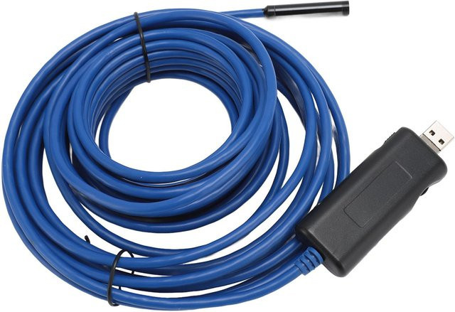 OutsideWorld WiFi Boreskop 720P Halbstarre IP67 Wasserdichte Inspektionskamera in Blau mit 6 LEDs und 10m Kabellänge - Bild 1