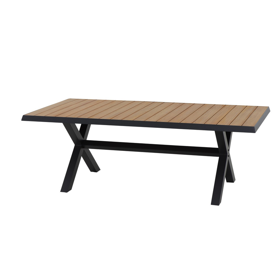 Siena Garden Gartentisch Sincro Rechteckig aus Teakholz in Braun B: 200 cm, T: 100 cm - Bild 2