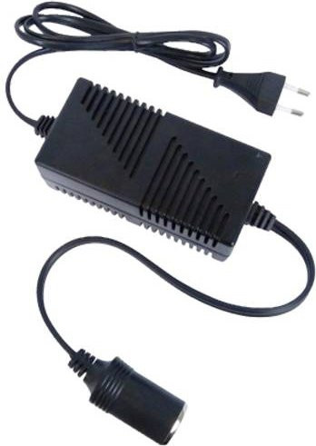 HP Autozubehör Spannungswandler 60W Schwarz L x B x H: 13 x 6,5 x 4 cm, 12 V/DC - Bild 1