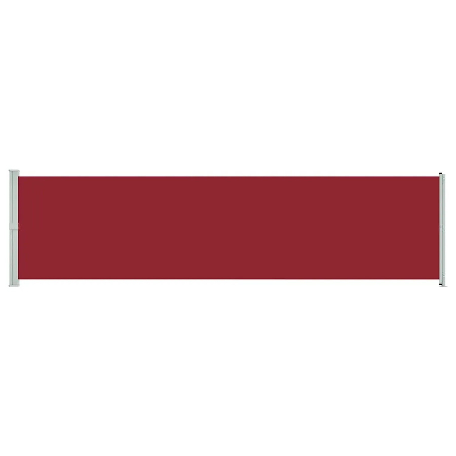 Furnicato Seitenmarkise ausziehbar aus Polyester in Rot, B: 600 cm, H: 160 cm - Bild 2