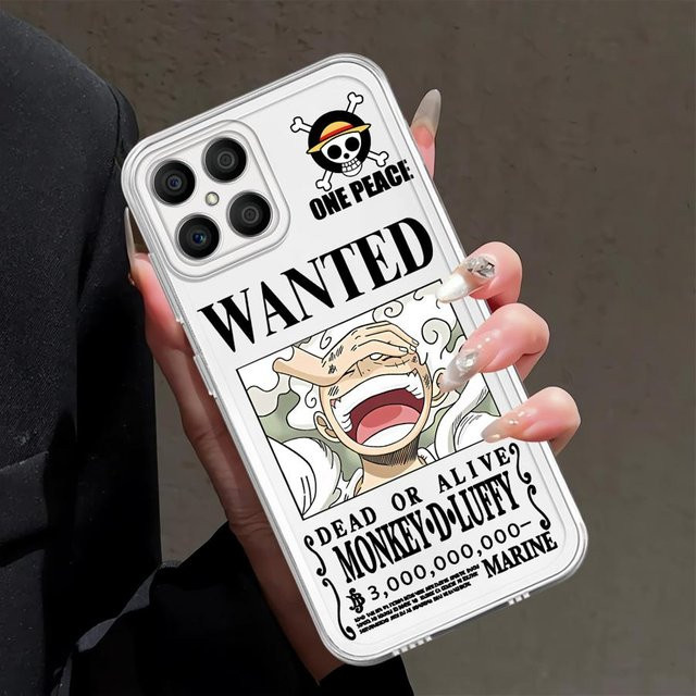 One Piece Luffy Handyhülle für Honor X8a X7b 90 Lite X8 X9b X8b X9a transparent - Bild 1