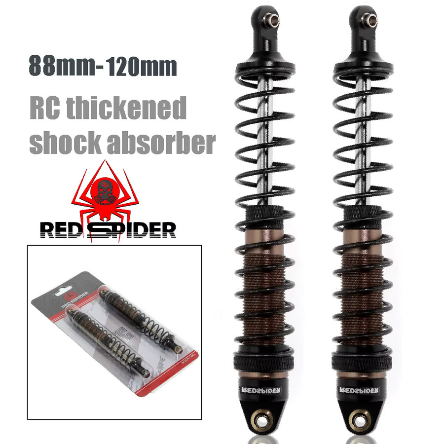 RS Red Spider Metall-Stoßdämpfer, 2-teiliges Set, 120 mm, 1:8 - Bild 2