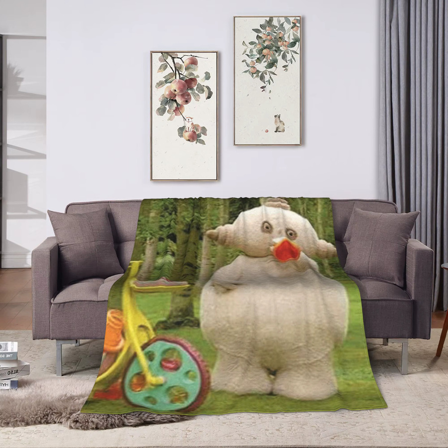 Potdemiel Flanell-Plüschdecke Makka Pakka in Schwarz - Bild 2