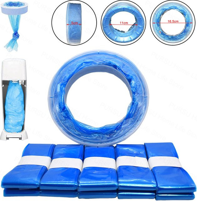 Angelcare Windelbehälter Refill Müllbeutel in Blau - Bild 1