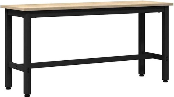 vidaXL Esstischbank Sonoma-Eiche modern B/T/H: 110 x 32,5 x 48,5 cm