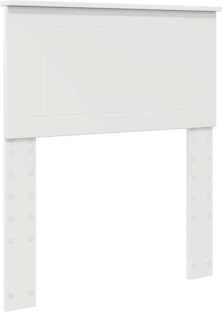 vidaXL Kopfteil für das Schlafzimmer in Weiß aus lackiertem MDF - Bild 1