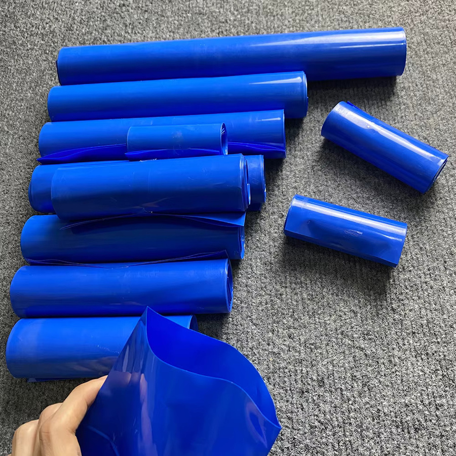 Blauer PVC Schrumpfschlauch für 18650 Akkus und Kabelhülsen, 1 Meter Länge - Bild 5