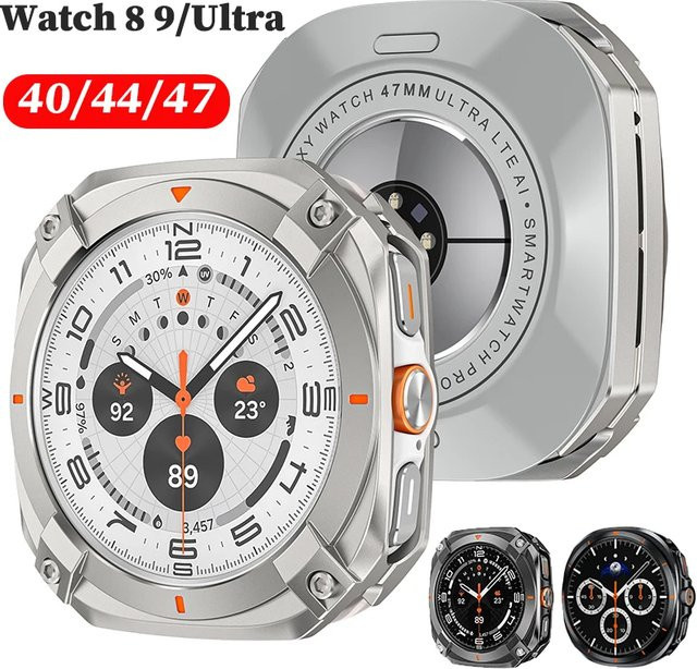 CHIICSMART Uhrengehäuse Aluminium, Black White, Unisex - Bild 1