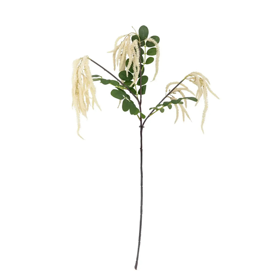 Bloomingville Kunstzweig Schilfrohr in Weiß, Höhe: 70 cm - Bild 1