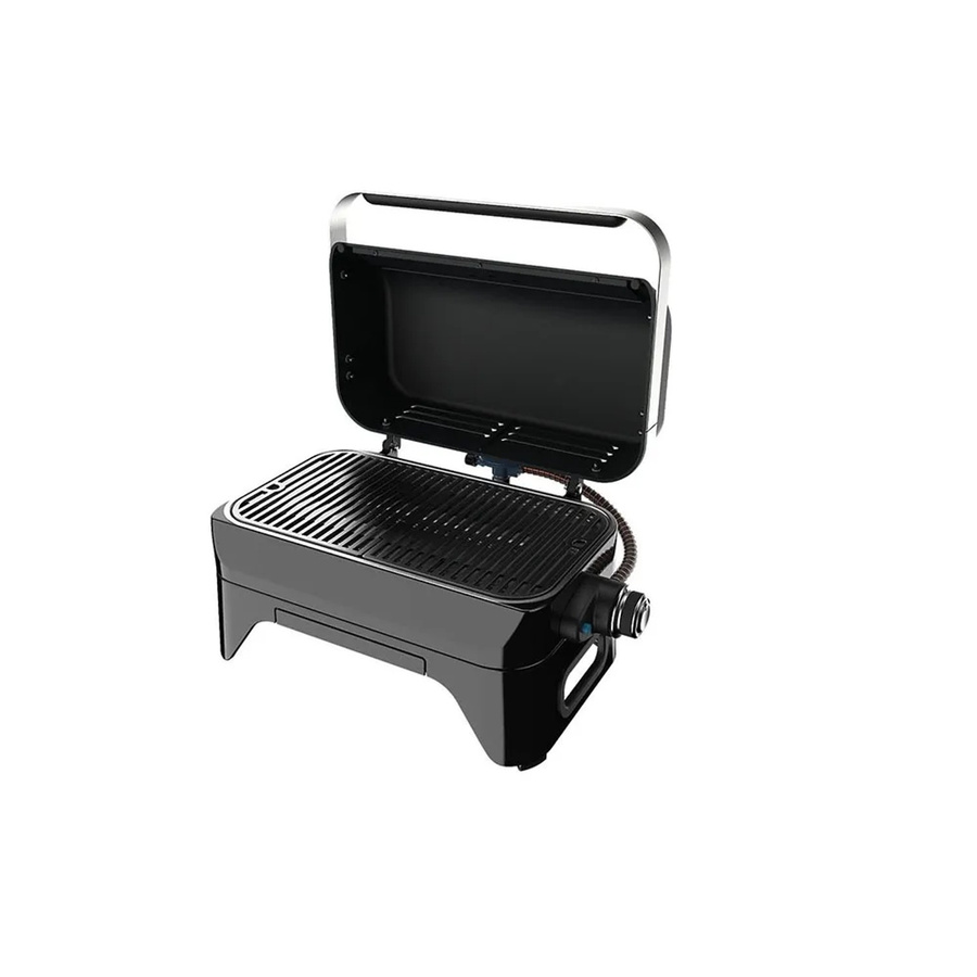 Campingaz Gasgrill Attitude 2go CV in Schwarz mit Thermometer, Piezozündung und Fettwanne, B/T/H: 43 x 43 x 65 cm - Bild 2