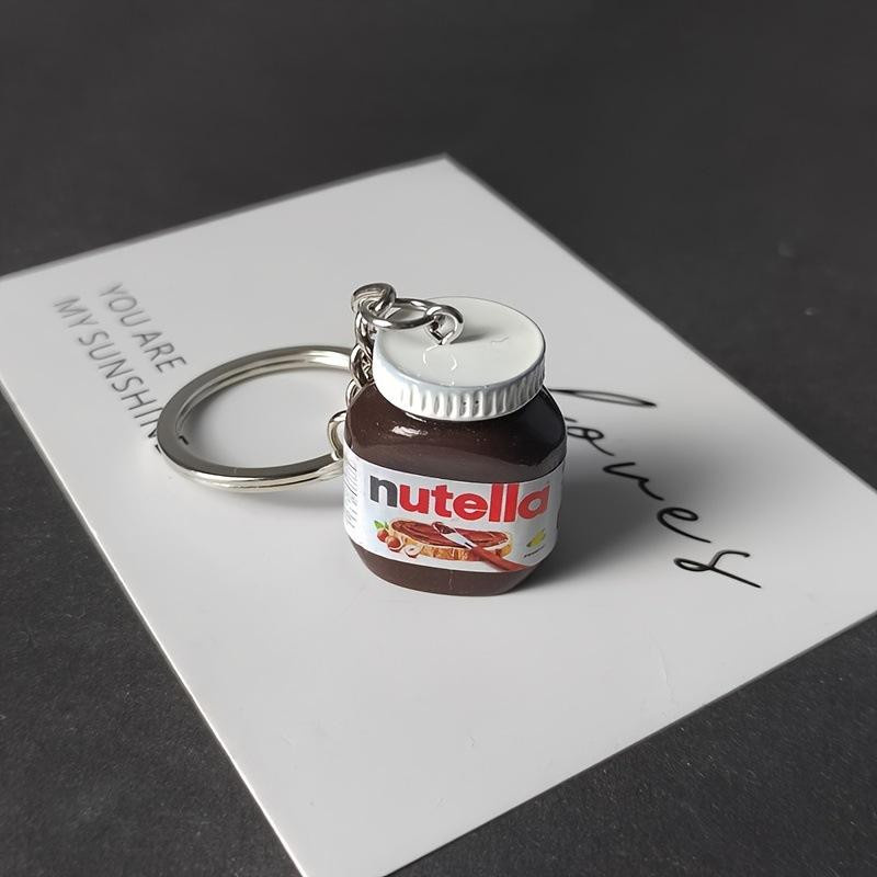 Akiyo Schlüsselanhänger, Haselnuss Schokolade Marmeladenglas, Unisex - Bild 2