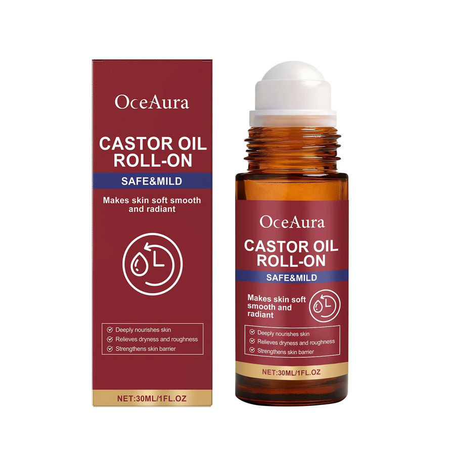 OceAura Rizinusöl Roll-On Serum, 30 ml, Unisex - Bild 5