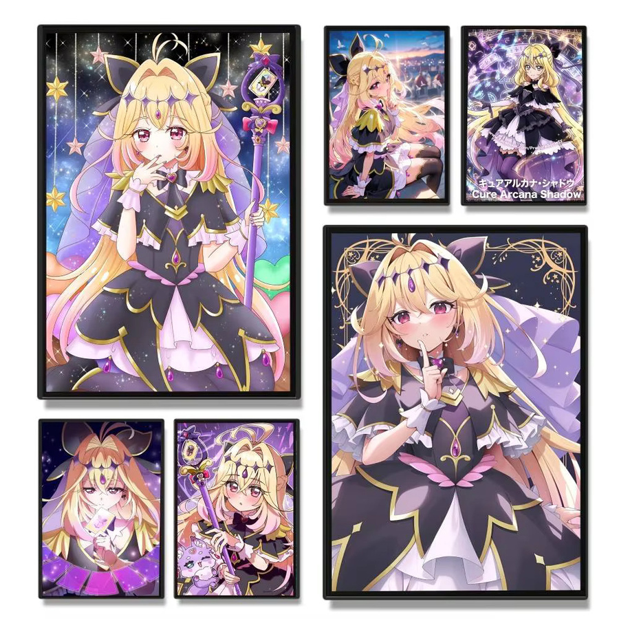 Kayou Cure Arcana Shadow Meitantei Precure Poster, wasserfester Aufkleber in Multicolor, B: 20,0 cm, H: 20,0 cm - Bild 2
