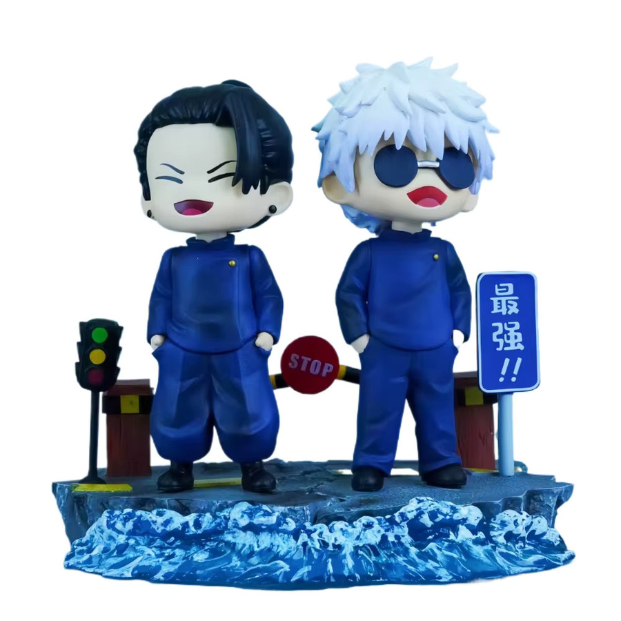 Bandai Jujutsu Kaisen Geto Suguru Gojo Satoru Actionfiguren, PVC-Statue, Bunt / Mehrfarbig - Bild 3