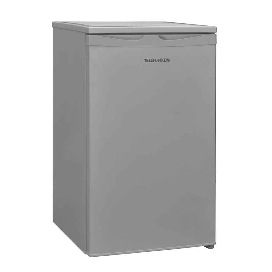 Telefunken Gefrierschrank CF-34-101-S in Silber/Grau mit 64 Liter Nutzinhalt, Höhe: 82,1 cm, Breite: 48 cm, Tiefe: 51 cm - Bild 2
