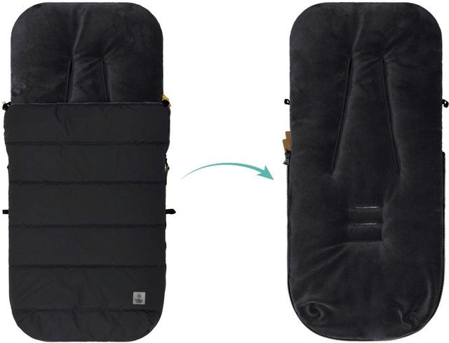 Babycab Winterfußsack Lille Thermo schwarz - Bild 1