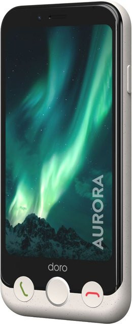 Doro Aurora A10 Plus Senioren-Smartphone in Beige mit 64GB Speicher, 4,5 Zoll Display, Android 14 und Dual-SIM - Bild 1