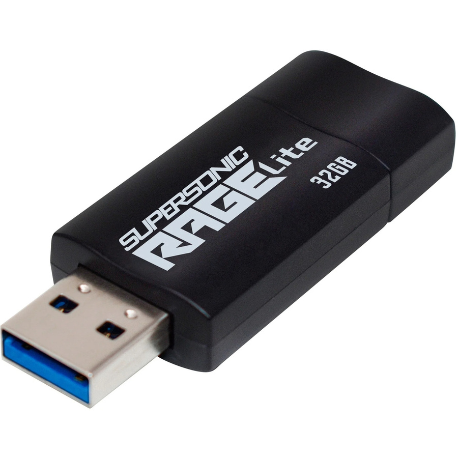 Patriot Supersonic Rage Lite USB-Stick 32 GB in Schwarz und Blau - Bild 1