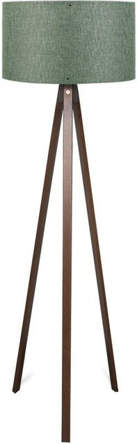 Opviq Stehlampe in Grün mit skandinavischer Ästhetik aus MDF und PVC, E27, B/T/H: 38 x 38 x 140 cm - Bild 1