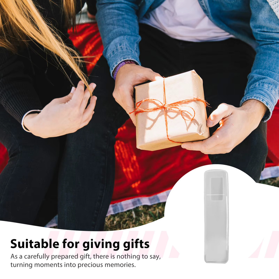 Stoßfeste und rutschfeste TV-Fernbedienungsabdeckung für Xiaomi in Transparent - Bild 3