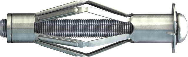 TOX Acrobat M6/65 Metall-Hohlraumdübel aus verzinktem Stahl, Farbe: Silber, 25 Stück - Bild 1