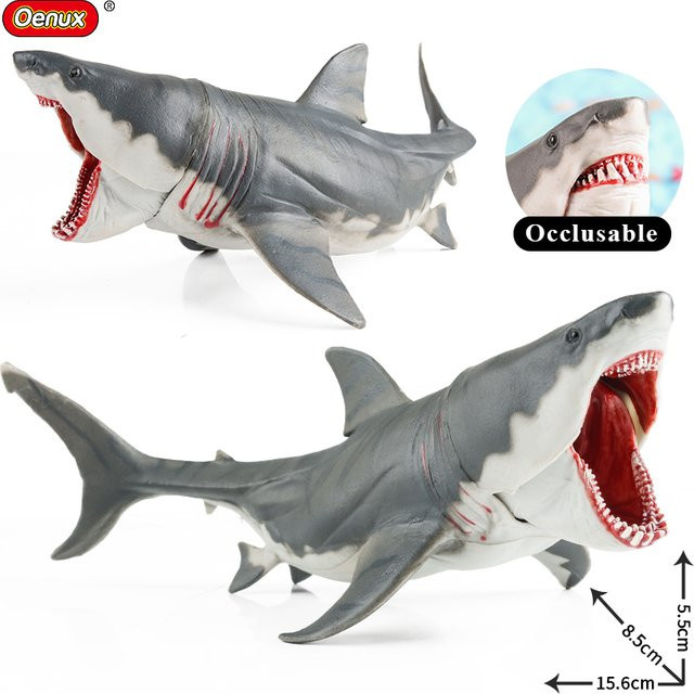 Oenux Savage Marine Sea Life Megalodon Actionfigur, Meerestiere, Einzelfigur - Bild 1