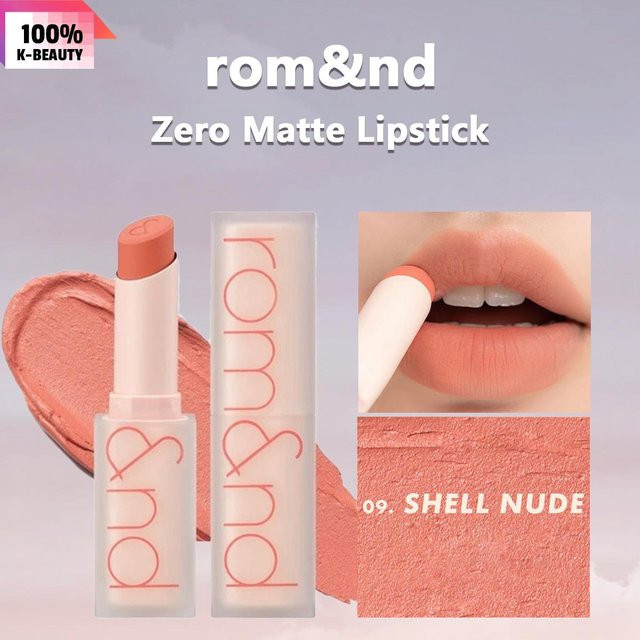 Romand Zero Matte Lipstick, 09. Shell Nude, 3g - Bild 1