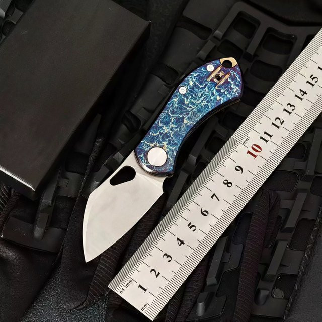 MINI N690 Klappmesser als vielseitiges EDC-Mehrzweckmesser für Outdoor, Camping und Jagd in Multicolor - Bild 1