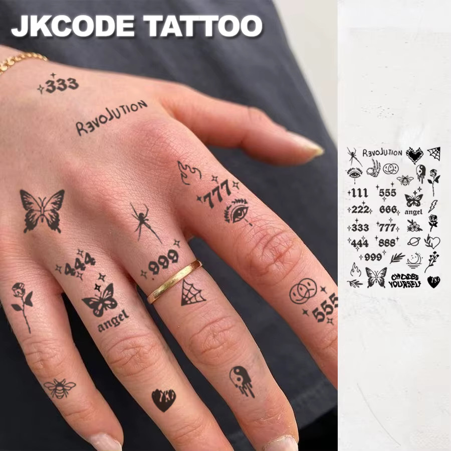 JKCODE TATTOO Temporäre Tattoos, Unisex - Bild 2