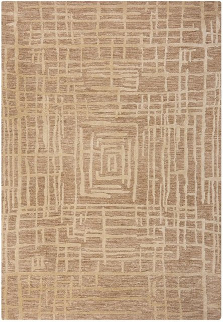 Flair Rugs Kurzflorteppich Elliot Wool Look in Beige-Braun mit High-Low-Effekt, B: 200 cm, T: 300 cm - Bild 1