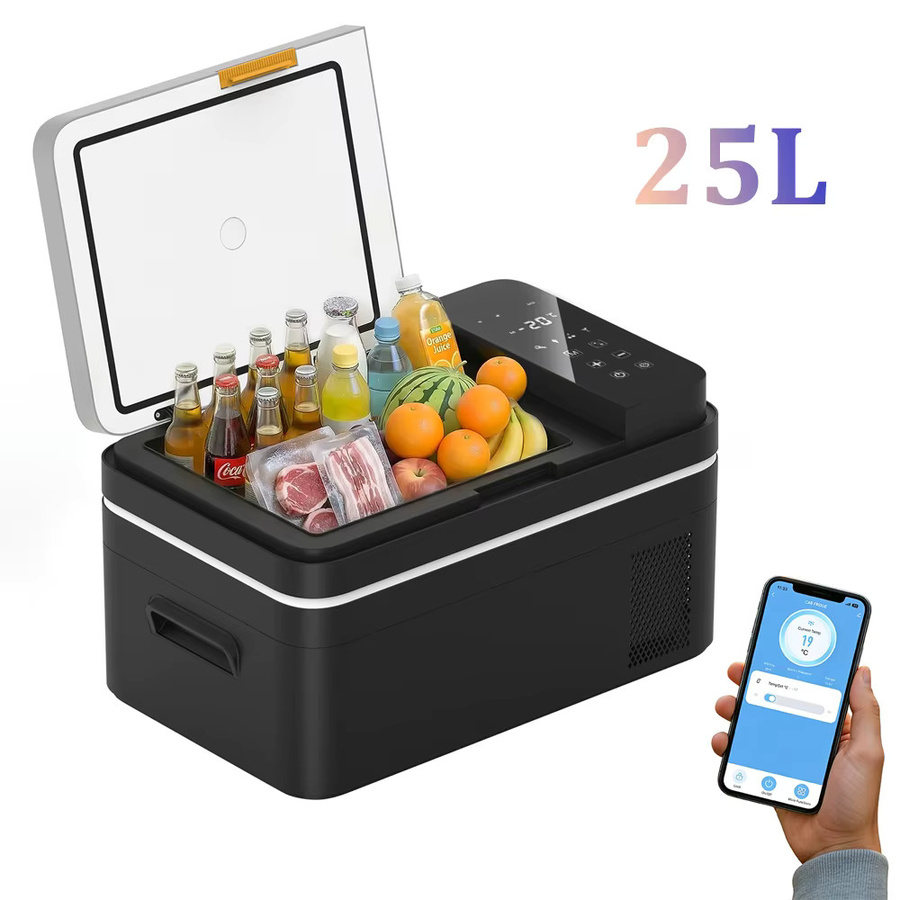 Podofo Kompressor-Auto-Kühlbox mit App-Steuerung, Tragbarer Gefrierschrank für Camping und Reisen, 12/24V DC und 100-240V AC - Bild 9