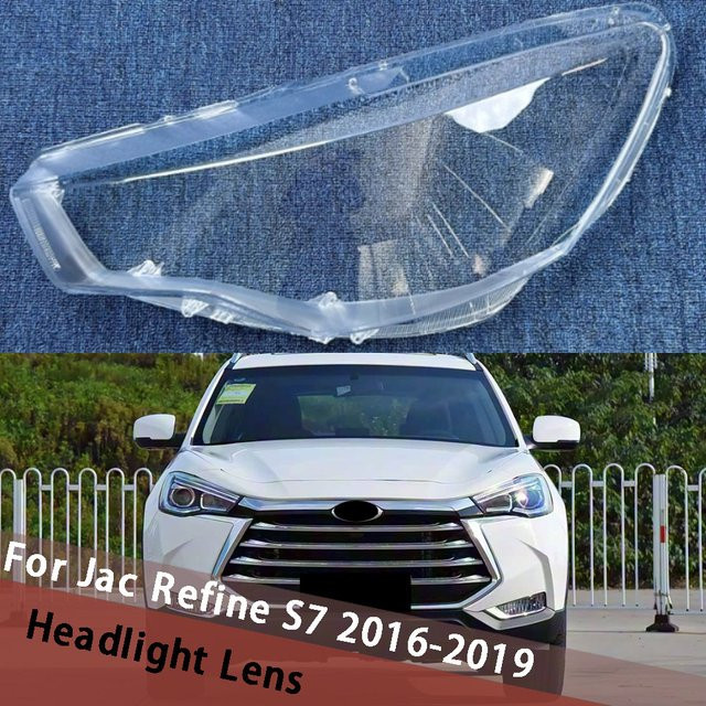 Jac Refine S7 2016-2019 Scheinwerfer Objektiv Abdeckung Vorne Transparent - Bild 1